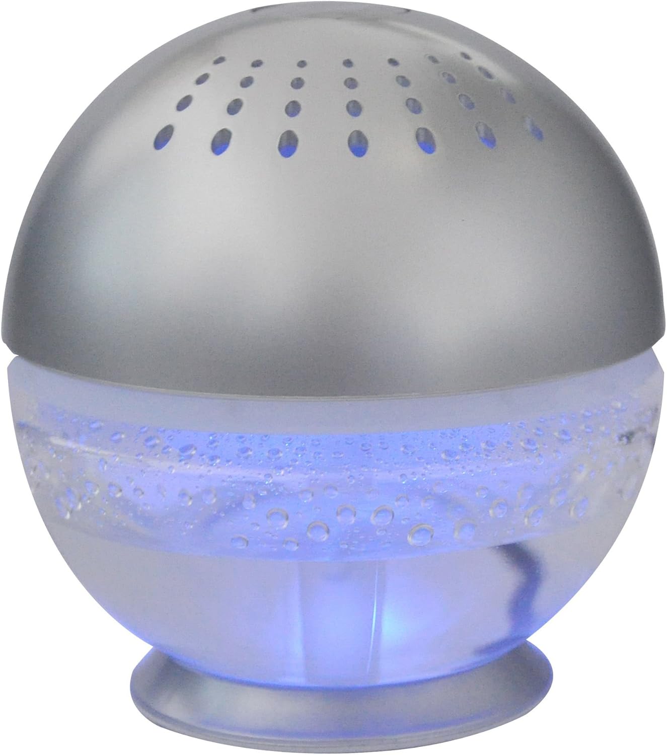 Little Squirt Glowing Water, Air Revitalizer, Air Freshener, Room Aromatizer, Aroma and Essential Oil Diffuser with 10ML Lavender Oil, Silver