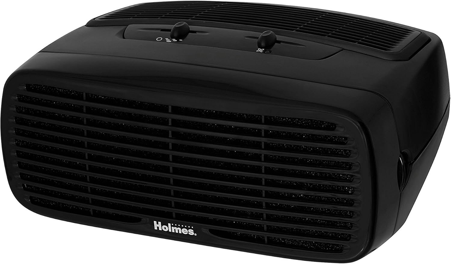 Holmes Desktop HEPA-Type , 3 Speeds plus Optional Ionizer small Air Purifier, HAP242B-U, Black