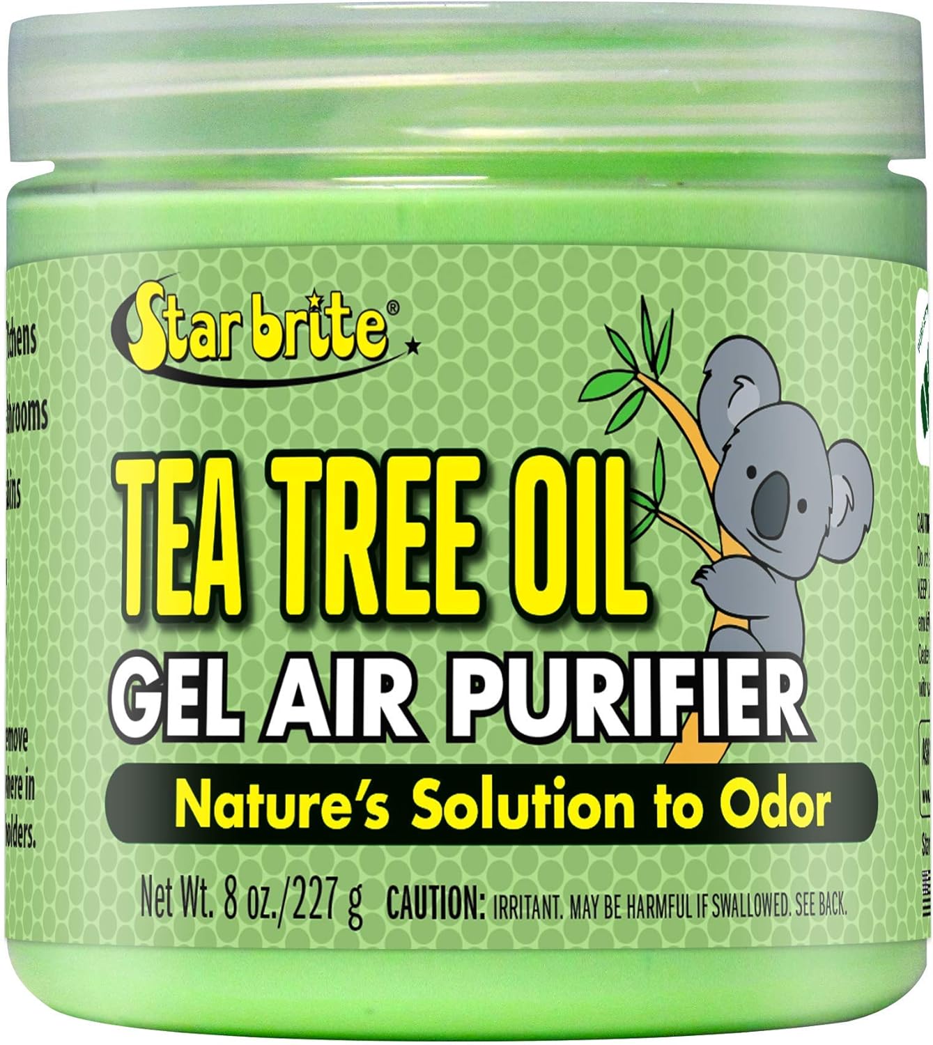 STAR BRITE ATTIA-Certified Pure Australian Tea Tree Oil Gel Air Purifier - Tub - 8 OZ (096508)