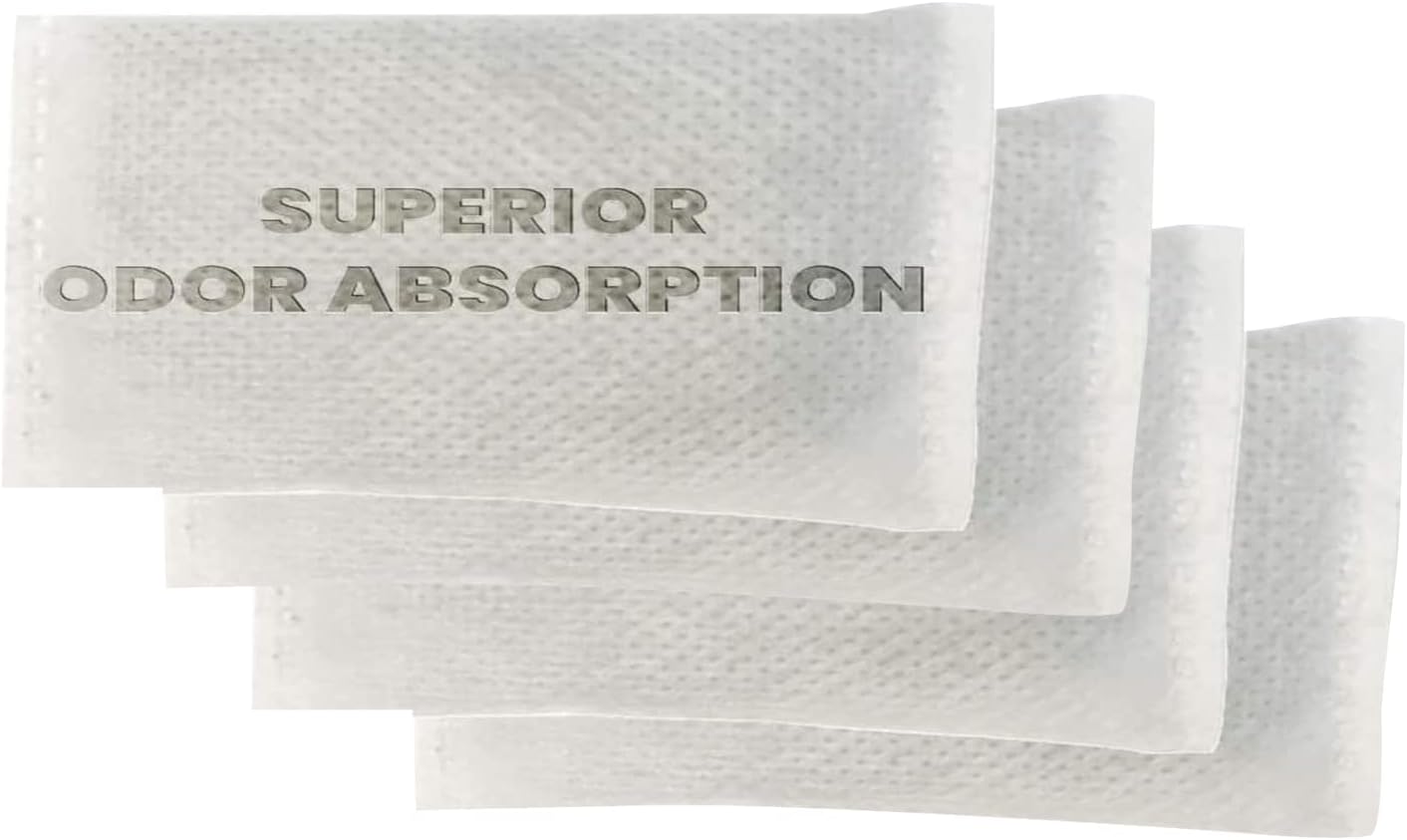 Green Piece® Activated Charcoal Air Filters for Odor Removal – Compatible with ITouchless Trash Cans (Pack of 4) – Not Made or Sold by iTouchless – Premium Odor-Absorbing Filters by Green Piece®