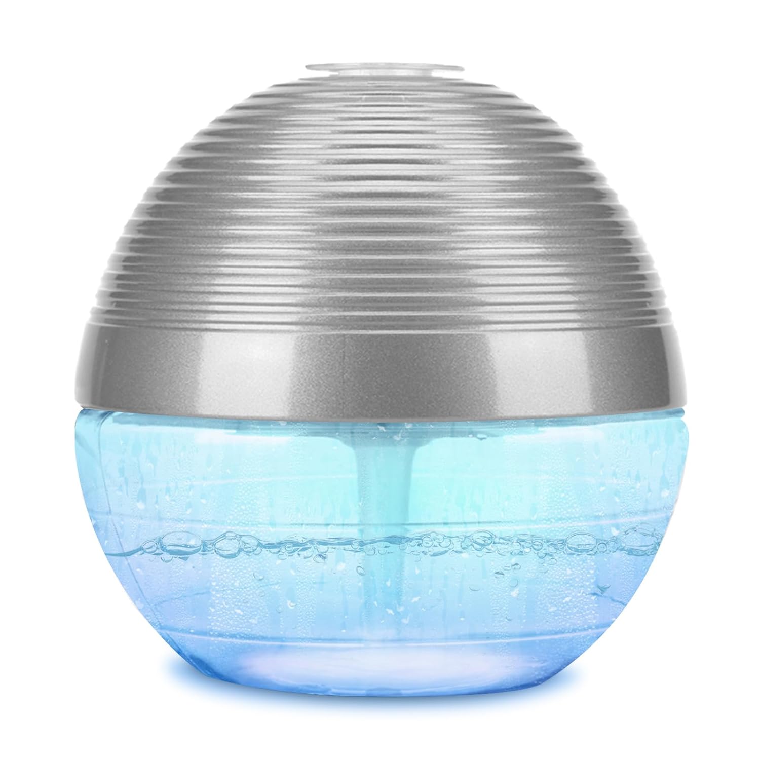 Water-Based Purifier Air Washer, Air Revitalizer & Freshener, Air Fresher with 6 Colorful lights for Rooms (Silver)