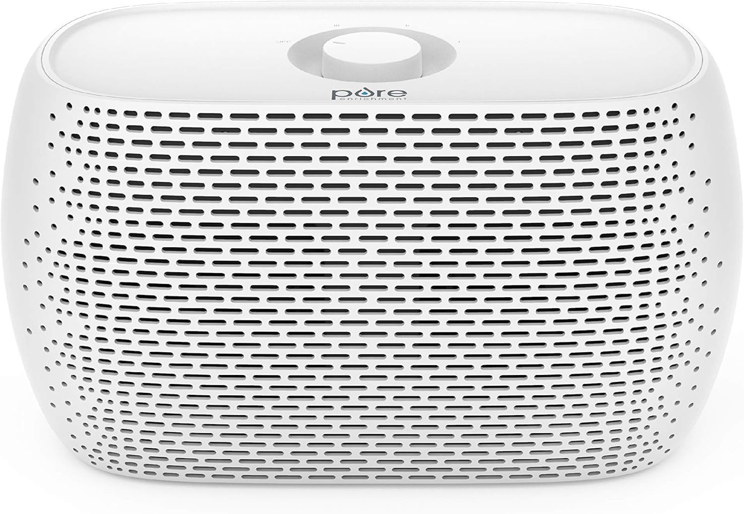 Pure Enrichment PureZone Breeze Tabletop 2-in-1 Air Purifier - True HEPA Filter Cleans Air, Helps Alleviate Allergies, Removes Pet Hair, & Smoke - Ideal for Home, Bedroom, & Office Desktop Surfaces