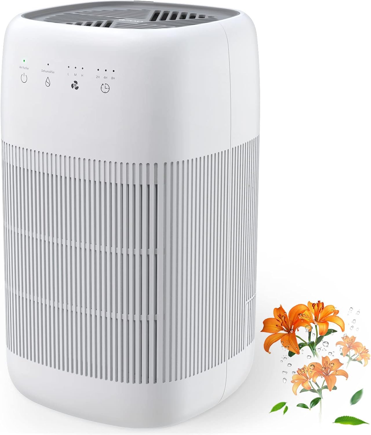 Afloia Air Purifier and Dehumidifier in 1, Air Purifier with Efficient Filter, Small Dehumidifier Combined with Air Cleaner, Remove Pet Odors Dust Smoke for Home, Bedroom, Bathroom