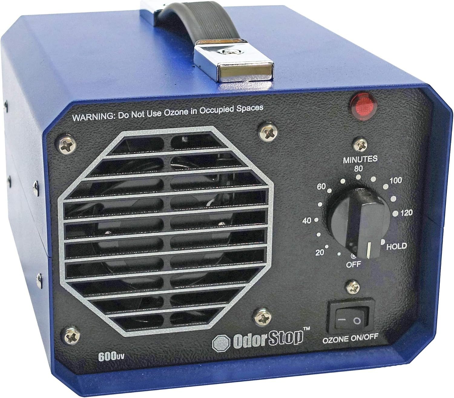 OdorStop OS600UVFBA Travel/Mini Size Ozone/UV Air Purifier for Areas of 600 sq ft and above