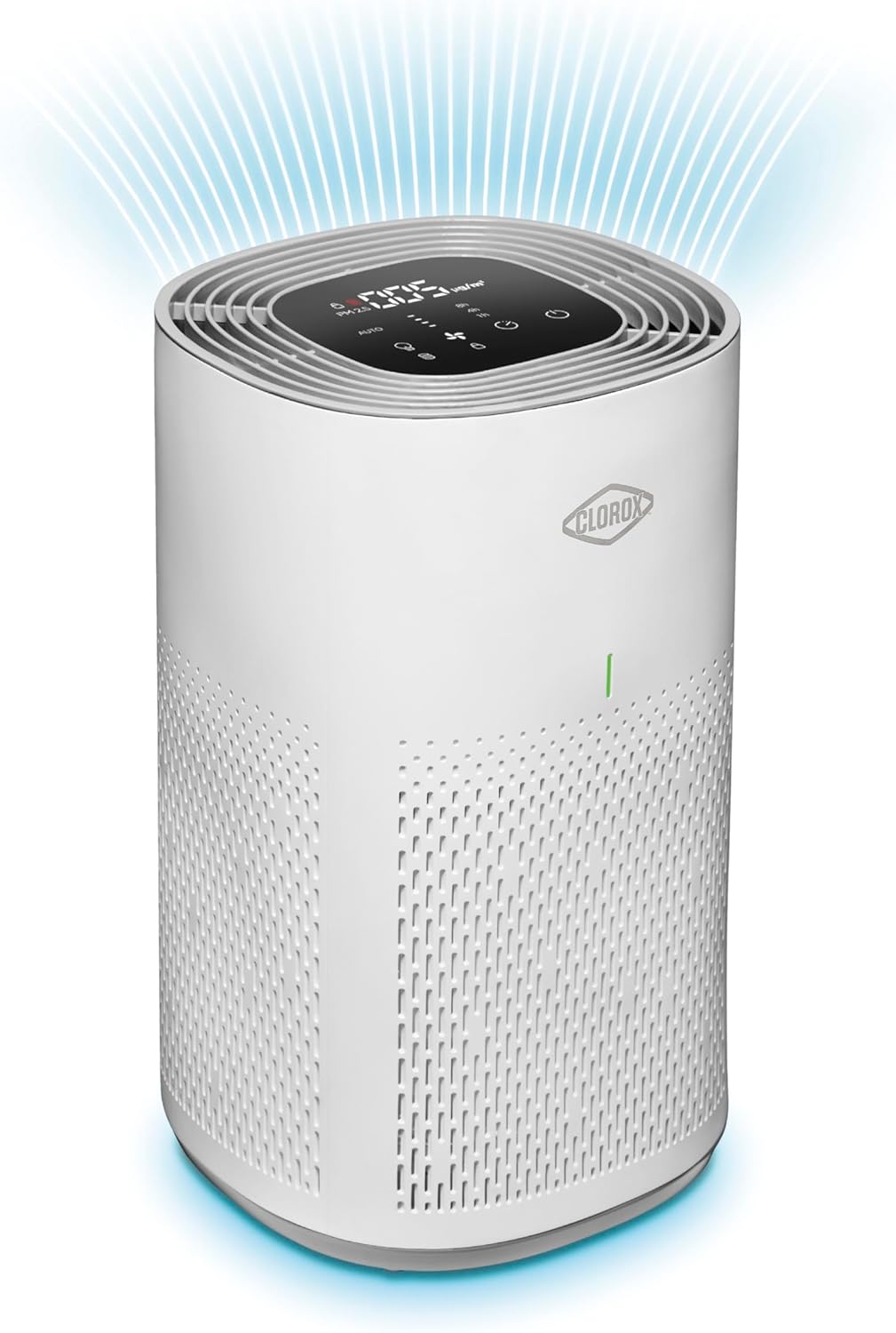 Clorox Air Purifiers for Home, True HEPA Filter, Medium Rooms Up to 1,000 Sq Ft, Removes 99.9% of Mold, Viruses, Wildfire Smoke, Allergens, Pet Allergies, Dust, AUTO Mode, Whisper Quiet