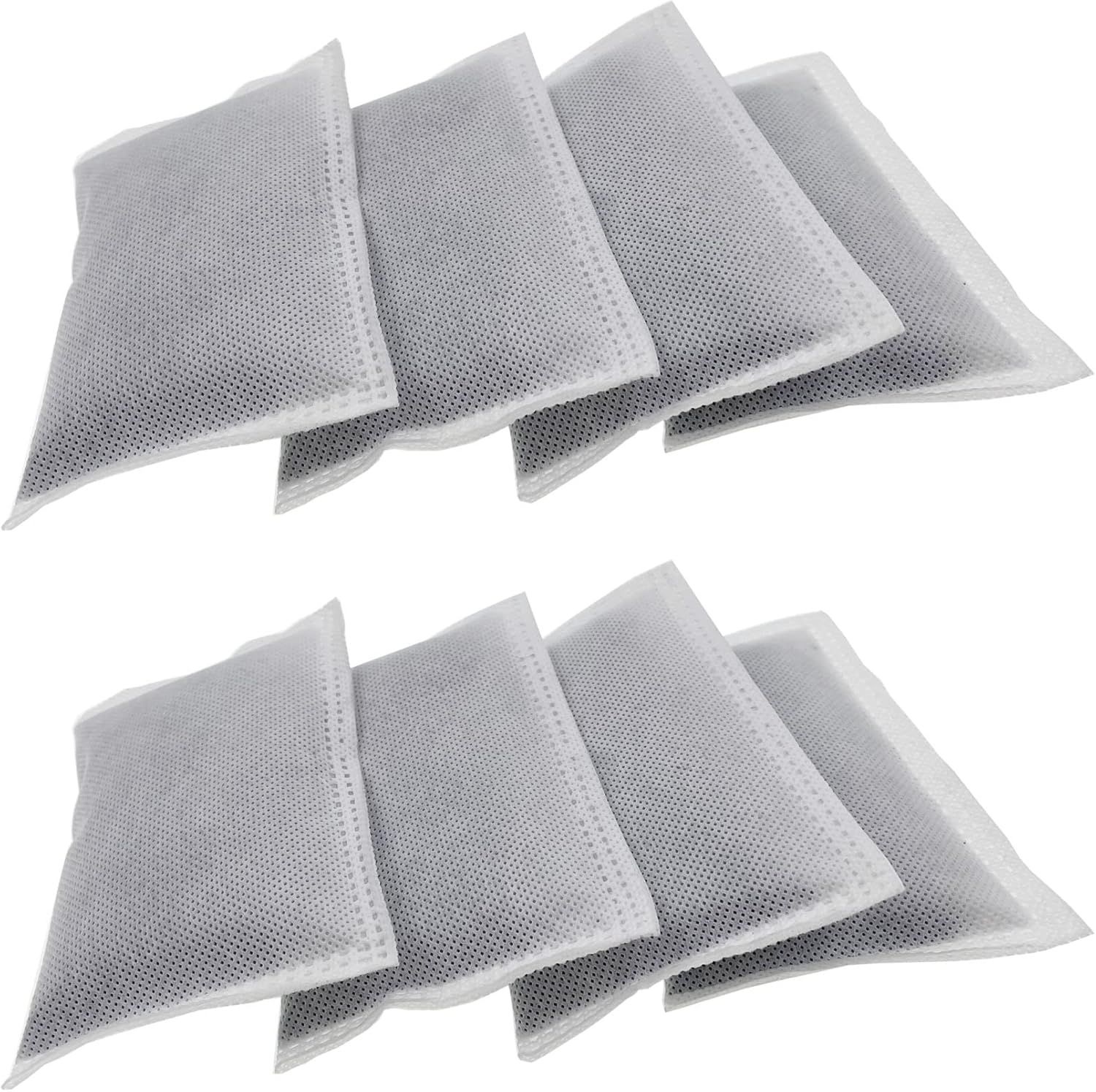 8 Pack Activated Charcoal Odor Absorbing Filter Refill Deodorizer Compatible with iTouchless Trash Cans 8 Gallon and Larger (Large)