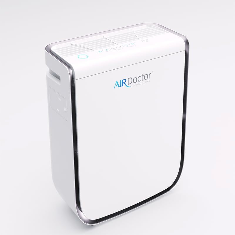 AIRDOCTOR AD2000 Air Purifier for Small & Medium Rooms and Small Bedrooms. 3 Stage Filtration with Pre-Filter, UltraHEPA, Carbon/VOC (AirDoctor 2000)