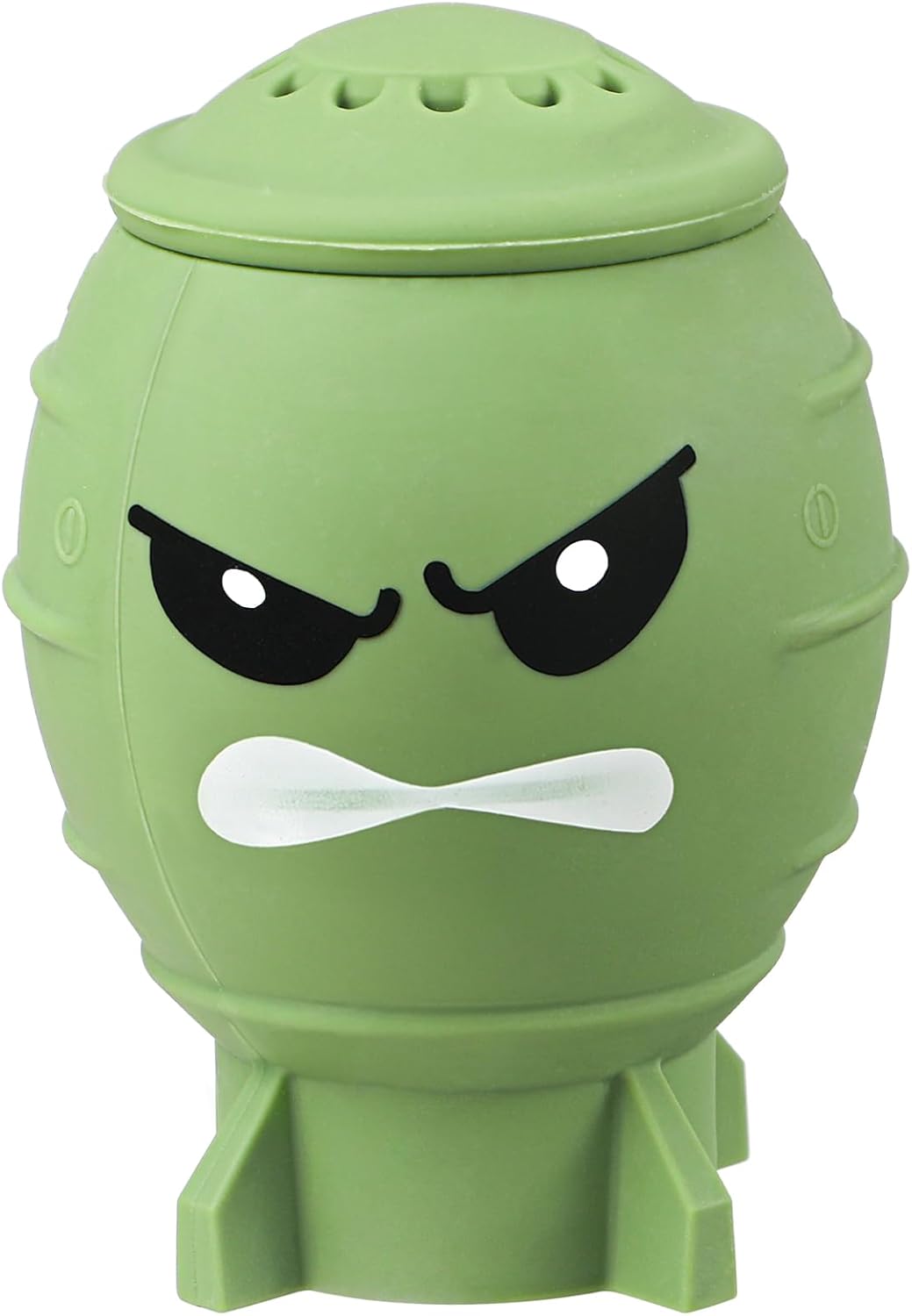 Koluti Fun Guy Fridge Deodorizer, Baking Soda Holder for Refrigerator Odor Absorber, Cute Freezer Smell Eliminator and Reusable Silicone Freshener Container, BPA Free-2.8 x 2.8 x 3.7 inches