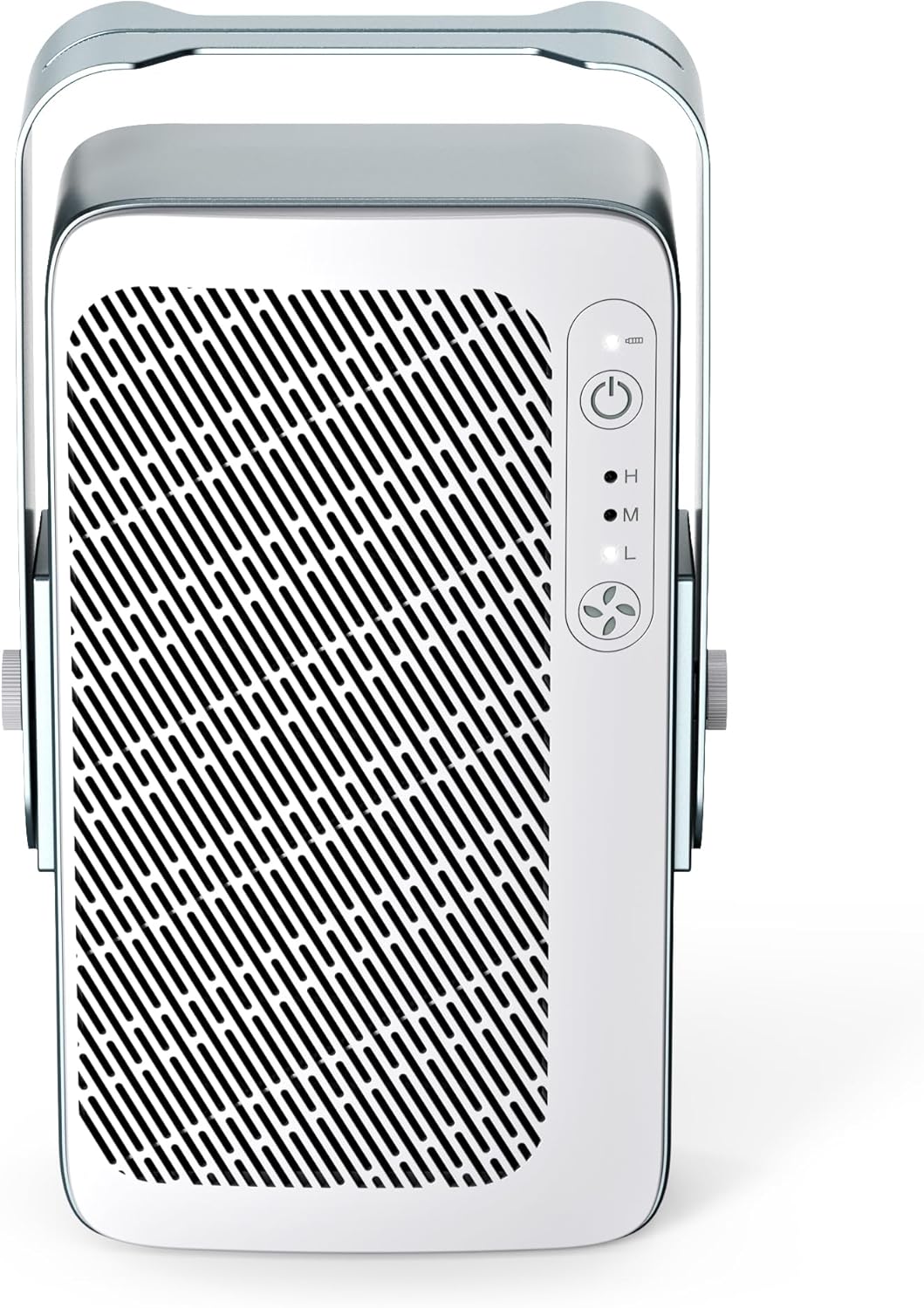 4Lite Personal Laminar Air Purifier: New type of air purifier. Blow laminar, filtrated air stream directly to the face for breathing. Battery built-in, portable.