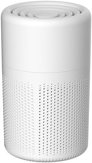 Filter Portable Purifier for home with USB Type C Cable，portabilitysmall air purifier，3-Stage Filtration System and Quiet Air Cleaner With Night Light，for Smokers Pollen Pets Dust Office，Aromatherapy