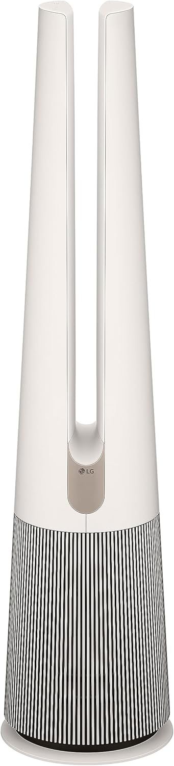 LG PuriCare AeroTower Air Purifier Fan for Home, Large and Small Room, Bedroom, with True HEPA Filter, Multiple Airflow Options, WiFi, Air Quality Monitor, Low Noise, NanoFiber