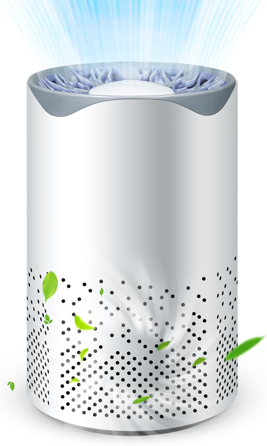 HEPA Air Purifier for Home, Quiet Air Purifiers for Home with USB Cable Air Cleaner Air Filter Eliminator for Bedroom Desktop Office Living Room for Pet, Pollen, Smoke Odor Pollutants