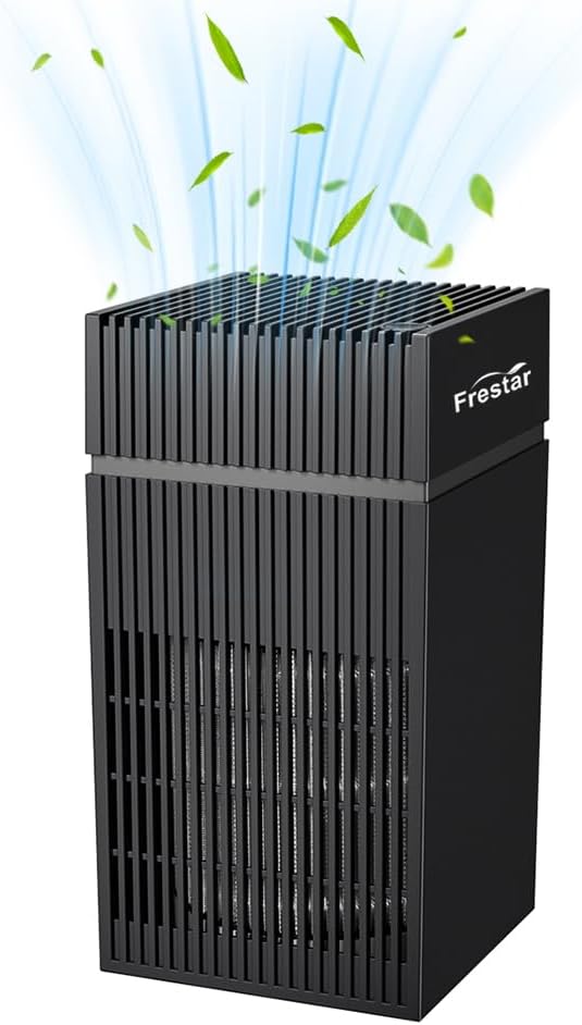 Desktop USB Air Purifiers for Office, Desk, Small Room, Bedroom, Home, Office, HEPA Air Purifier for Pollen Dust Odor, No Adapter (Black)