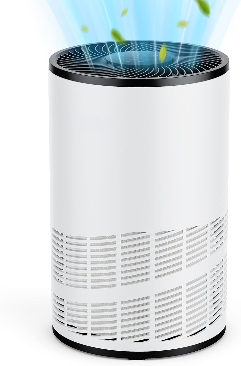 Sweetcrispy Air Purifiers for Home Bedroom, Air Cleaner with HEPA 3-in-1 Filter, Quiet Air Purifier with Sleep Mode Speed Control Timer for Odor Dust Smoke Pollen