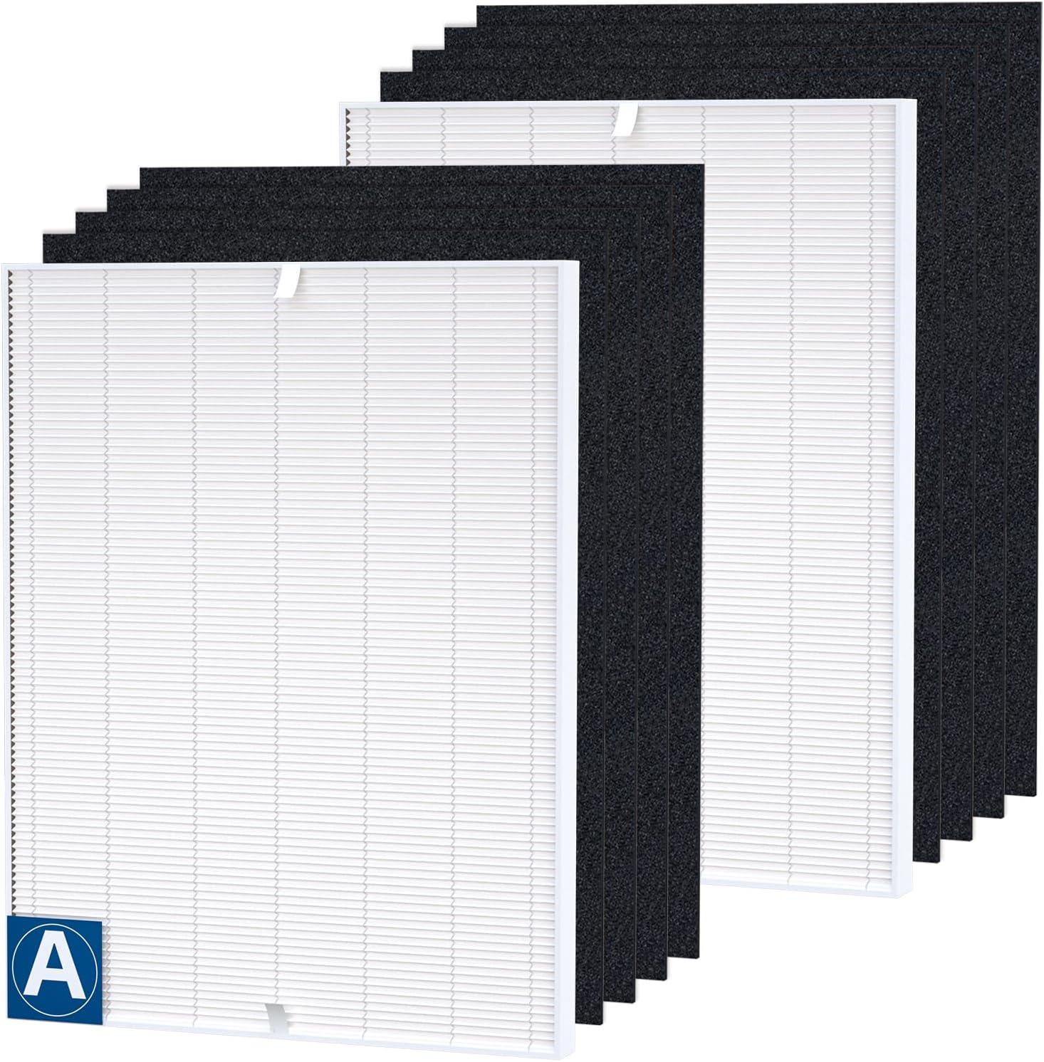 10 Pack115115 H13 HEPA Replacement Filter A Size 21 - c535 Compatible with Winix Plasma Wave Air Purifier 5300-2, C535, 6300, 5300, 6300-2, P300, AM90, 9000, 5000, 5000B