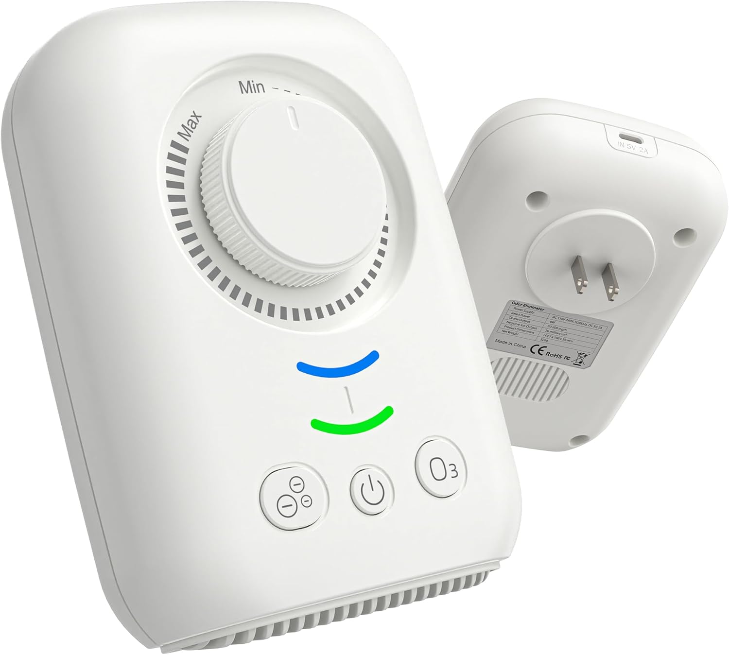 Portable Ionic Air Purifier,Plug-in&USB Air Ionizers for Home,Quite Filterless Ionizer Air Purifier Ozone for Home,Bedroom,Kitchen,Bathroom,Office