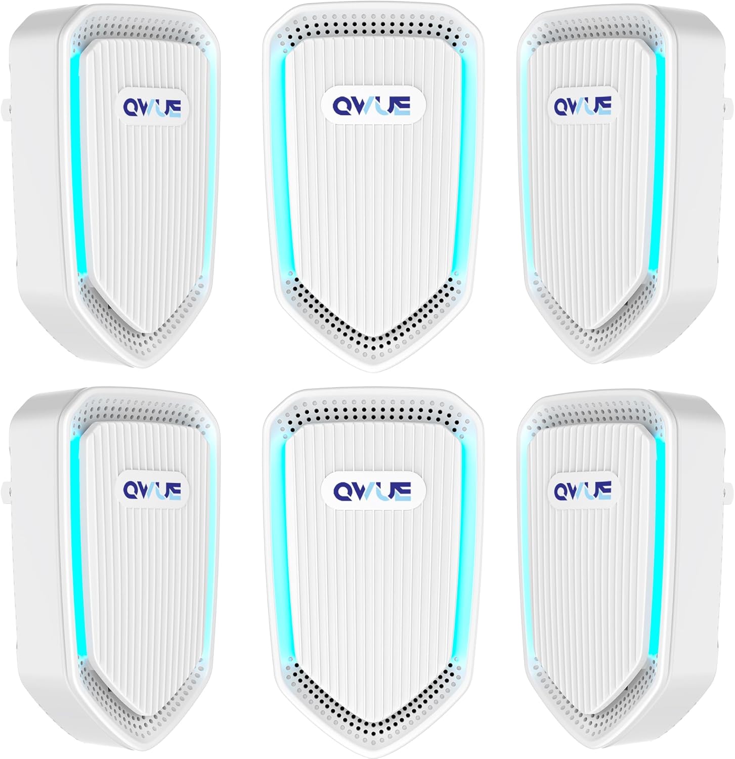 6Pack Air Ionizer Plug In, Filterless Home Negative Air Purifier, Quiet Air Freshener Portable Cleaner for Odors Smoke Dust, Air Purifiers for Home Office, Bedroom, Bathroom