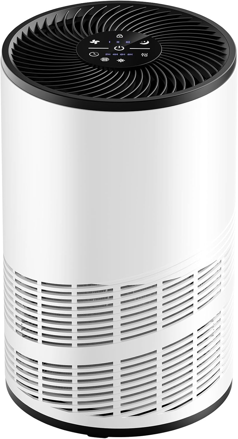 OLIXIS Air Purifier for Home, 3-in-1 Filter with HEPA Sleep Mode, Portable Small Quiet Air Cleaner for Office Living Room