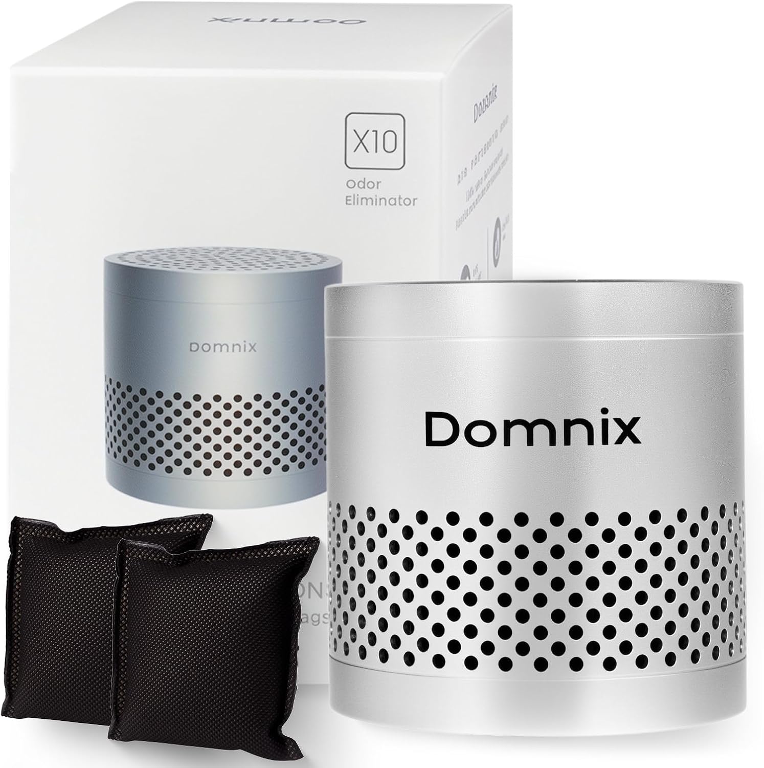 Set of Refrigerator Deodorizer, 99% Odor Elimination, Air Purifier for Fridge and Home + as a gift 2 charcoal bags for additional use separately from the deodorant