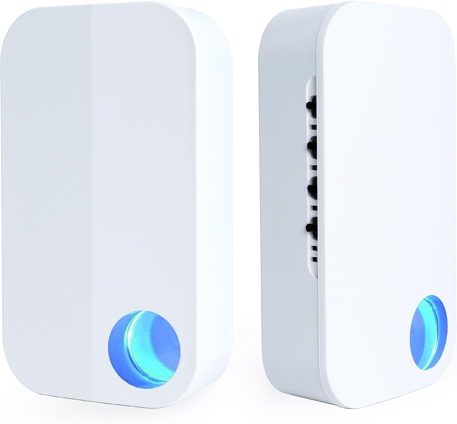 Air Ionizers for Home Plug In with 4 negative Ion Brush Heads,Ultra-Quiet Ionizer Air Purifier for Home,Portable Negative Ion Air Purifier for Bedroom Office Kitchen Bathroom and Pet(2)