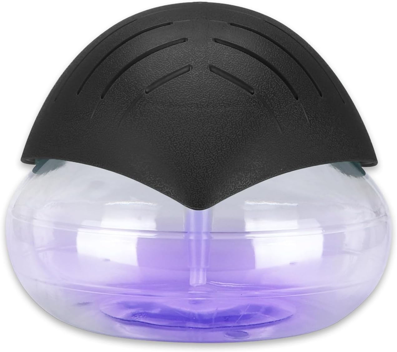 Air Purifiers with LED Lights for Bedroom, Air Freshener, Room Aromatizer, Aroma and Essential Oil Diffuser with LED lights (Black)