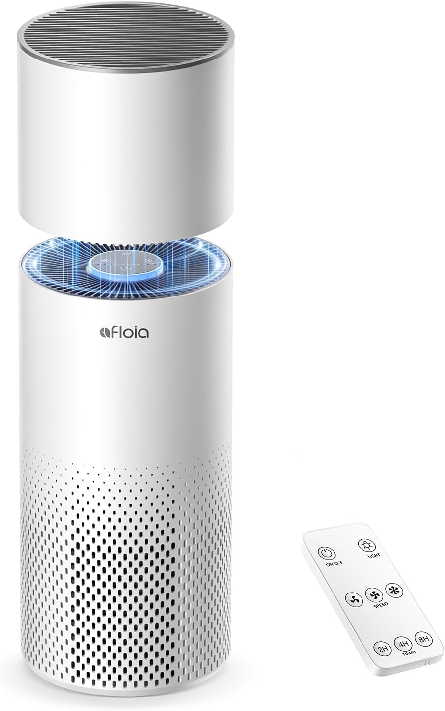 Afloia Humidifier and Air Purifier in One, Air Purifier and Evaporative Humidifier Combo for Home, 24dB Quiet Air Cleaner Remove Pets Dust Dander Hair Allergy Pollen Smoke Smell for Room