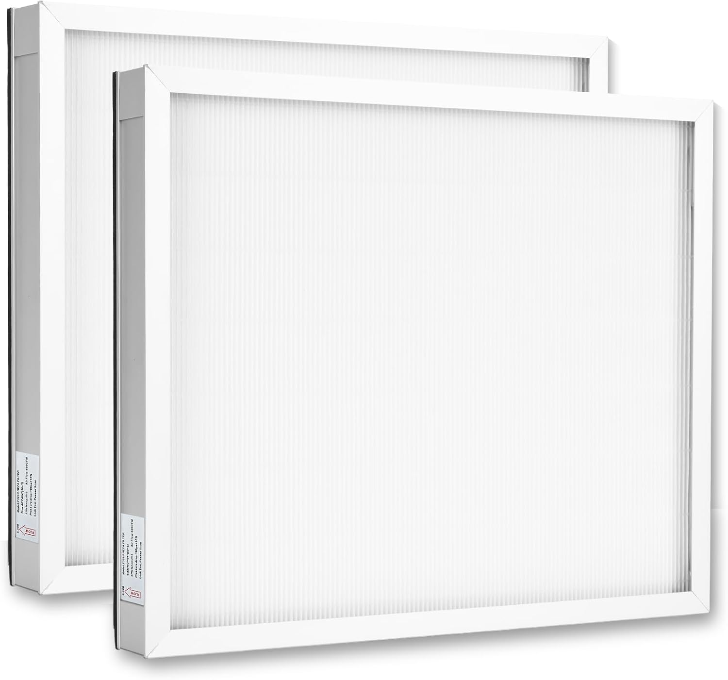 2 Pcs Upgrade HEPA 550 Filter, F301H Air Scrubber Stage 2 HEPA Filter, HEPA Air Shield 550 Filter,16 x 19 x 2", AS-550 Filters, Replacement for BlueDri, Dri-Eaz, Phoenix, and Bear