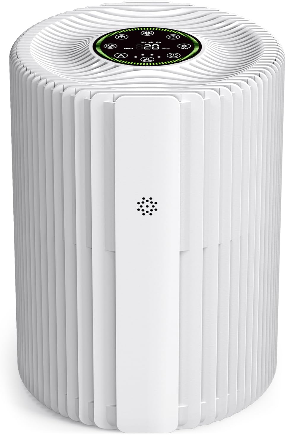 Air Purifiers For Bedroom And Home, 1095 Sq. Ft True H13 Hpea Pet Air Purifier For Dorm Room With Air Quality Display 360° Air Intake & Outlet For Bedroom Office, DH-JHD07(White)