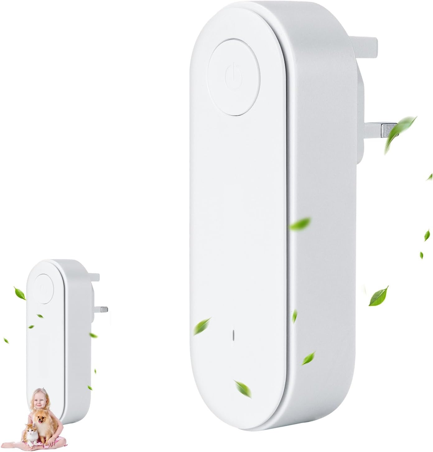 Magair Air Purifier, Magair Air Purifier Plug In, Mag Air Room Purifier, Silent Design, Targets Odors in Bedrooms, Closets, Bathrooms, Pet Areas