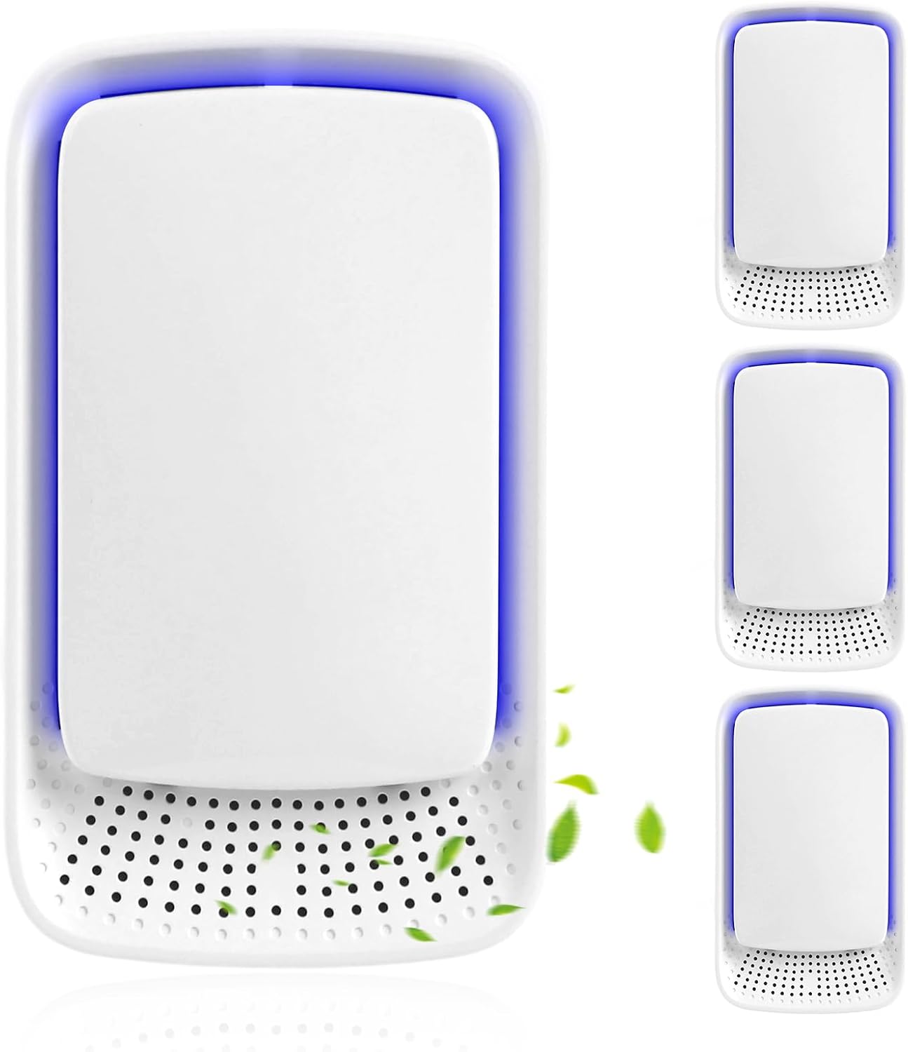 Plug In Air Ionizers for Home 4Pack,Negative Ion Technology Air Purifier -Plug In Air Freshener for Home, Office, Bathroom and Living Room,Portable Air Purifiers Odor,Pets Smell (4)