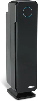 GermGuardian Air Purifier for Home with HEPA Pure Filter, for Wildfire Smoke, Pet Dander, Pollen, Odors, Large Rooms Up To 870 Sq. Ft., Removes 99.97% Pollutants, UV-C Light, 28", AC5350B, Black