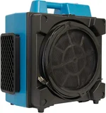 XPOWER X-3580 Commercial Air Scrubber, Negative Air, 600 CFM, 4-Stage HEPA Filtration, 5-Speed, Filter Light, Energy Efficient, High ROI, Blue