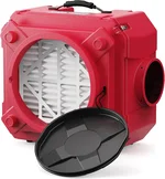 ALORAIR Air Scrubber with 3 Stage Filtration, Stackable Negative Air Machine for Industrial and Commercial Use, Heavy Duty Air Cleaner with MERV-10 Filter, HEPA/Activated carbon Filter, Red