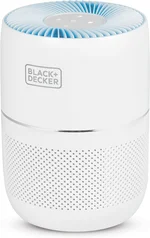BLACK+DECKER Tabletop Air Purifier with Indicator Lights, HEPA Air Purifier for Rooms Up To 435 Sq. Ft. per 5 Air Changes, 3-Stage Filtration System, ENERGY STAR Certified, BAPT02, White