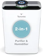 Turonic PH950 Air Purifier and Humidifier Combo for Large Rooms – HEPA, UV, Ionizer, PM2.5 Sensor, Cold Catalyst – Air Purifier for Home Pets with 8 Speeds, App Control, Remote, Filters, Humidifier