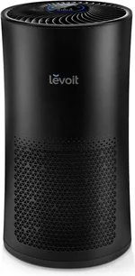 LEVOIT Air Purifiers for Home Large Room With Air Quality Monitor, Quiet for Bedroom, 3-in-1 Filter, Auto Mode, LV-H133, Black