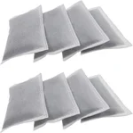 8 Pack Activated Charcoal Odor Absorbing Filter Refill Deodorizer Compatible with iTouchless Trash Cans 8 Gallon and Larger (Large)