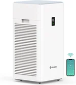 Large Room Air Purifier, H13 True HEPA,4555 Sq.Ft Coverage,24dB Low Noise For Bedroom Air Purifiers,Removal Of 99.99% 0.01 Microns Particles, PM2.5 Monitor(Y1000)