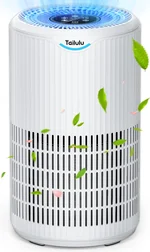 Air Purifiers for Home Large Room Up to 1500 Sq Ft, Tailulu H13 HEPA Air Purifier for Pet Dander Smoke Odor Dust Pollen, Air Filter for Bedroom Living Room, Kitchen, Office, Sleep Mode