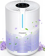 Air Purifiers for Bedroom Home 430 Sq.Ft, MOOKA H13 HEPA Filter Small Portable Air Purifier with USB Cable Fragrance Sponge for Smokers Pollen Pets Dust Odors, Desktop Air Cleaner for Car RV, M01