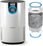 Shark HP102 Air Purifier with Nanoseal HEPA, Cleansense IQ, Odor Lock, Cleans up to 500 Sq. Ft, White (Renewed)