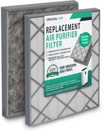 Think Crucial Premium HEPA Air Purifier Filter with Activated Carbon, Fits Shark Air Purifier 6 HE601 and HE602, Part no. HE6FKPET, HE6FKBAS, HE6FKPRO – Triple Layer Air Filtration 1 Pack