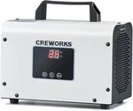 CREWORKS Digital Ozone Generator, 5000 mg/h High Capacity Ozone Machine for Car Home Smoke Pet Odor Removal, Commercial Ozone Odor Eliminator Air Purifier with Adjustable Settings for 3200 sq ft Room