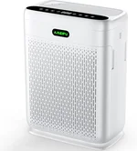 Air Purifiers for Home Large Room with Remote, Up to 3000 Sq Ft, H13 Hepa Double-Sided Air Filter Purifier with PM 2.5 Display Air Quality Sensor, Air Cleaner for Bedroom, Dust, Pets, Smoke, Pollon