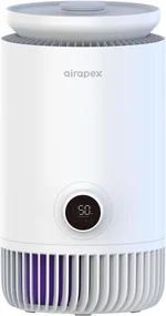 2 in 1 Air Purifier and Evaporative Humidifier Combo for Bedroom, H13 True HEPA Filter, Cool Mist-Free Air Humidifier evaporative WIFI Connect White