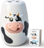 Cow Fridge Baking Soda Deodorizer – Fun Baking Soda Container | Baking Soda for Fridge and Freezer Odor Eliminator - BPA-Free Baking Soda Fridge Deodorizer