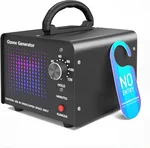 HHGM 48,000mg/h High Capacity Ozone Machine Generator, Commercial Industrial Quartz Tube Air Purifier, Ionizer & Deodorizer Ozone Odor Eliminator Suitable for Home, Car, Basements, Pets, Smoke, Farms