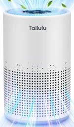 Air Purifiers for Bedroom Home Pets 1200 Ft², Tailulu H13 True HEPA Air Filter Portable Air Purifier with 12dB Sleep Mode, Speed Control, Timer, Quiet Air Cleaner For Odor Dust Smoke Pollen AP050