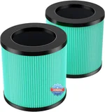 POMORON MJ002H Pet Care Replacement Filters, 4-Stage Filtration, High Efficiency HEPA Filter, Activated Carbon, Multi-Layer Filter, FOR MODEL MJ002H Air Purifier, MJ002H-RFA(2 Pack)