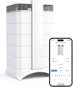 IQAir HealthPro Plus XE Air Purifier - Smart HyperHEPA Filtration for Large Rooms up to 1125 sq ft - Smoke, Viruses, Allergens, Asthma, Mold, Dust, Pets, Swiss Made, WiFi Enabled